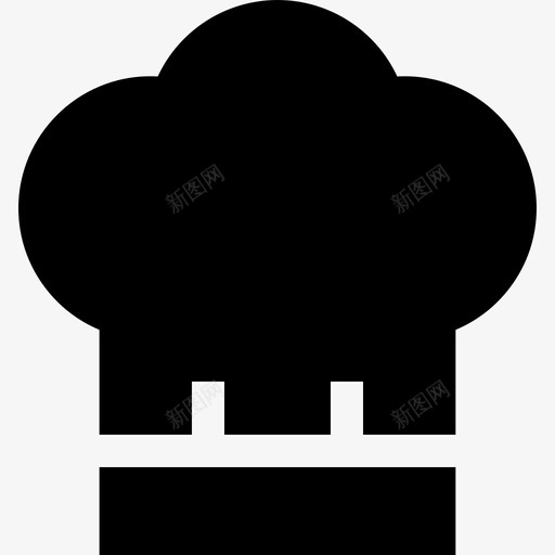 厨师帽屠夫26填充svg_新图网 https://ixintu.com 厨师 屠夫 填充