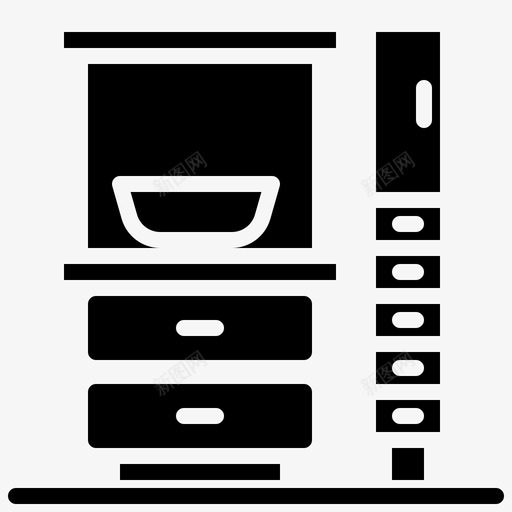 浴室橱柜清洁概念svg_新图网 https://ixintu.com 浴室 橱柜 清洁 概念 设备 家居 机器 家用 固体