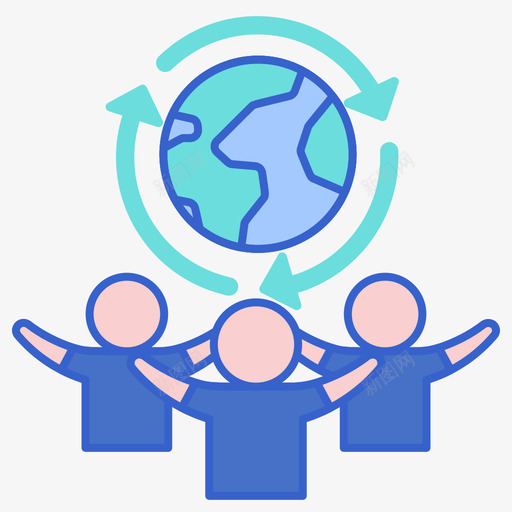 回收回收中心1线性颜色svg_新图网 https://ixintu.com 回收 中心 线性 颜色