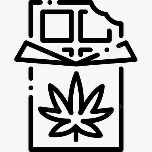 巧克力大麻14直系svg_新图网 https://ixintu.com 巧克力 大麻 直系
