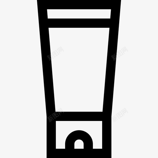 防晒霜美容124线性svg_新图网 https://ixintu.com 防晒霜 美容 线性