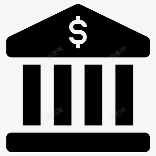 银行投资贷款svg_新图网 https://ixintu.com 银行 投资 贷款 储蓄 货币