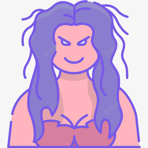 仙女超自然3线性颜色svg_新图网 https://ixintu.com 仙女 超自然 线性 颜色