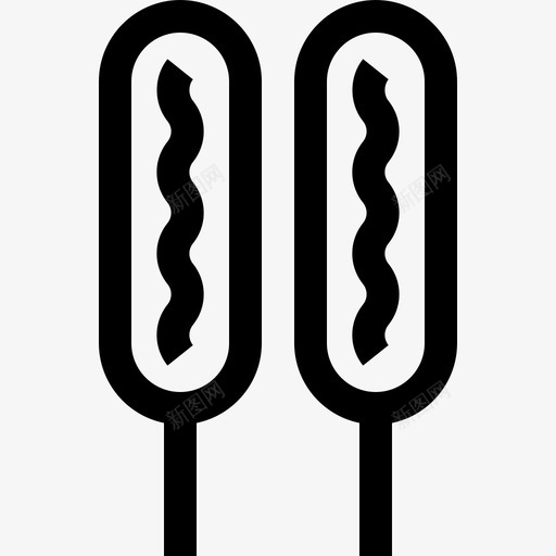 玉米狗食物196直系svg_新图网 https://ixintu.com 玉米 食物 直系
