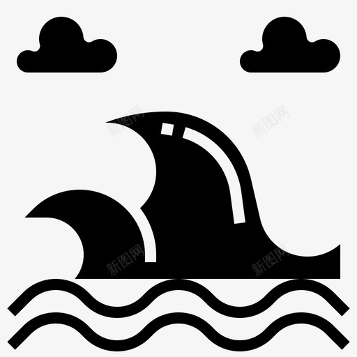 波浪海滩大海svg_新图网 https://ixintu.com 波浪 海滩 大海 度假 自然 夏威夷 雕文