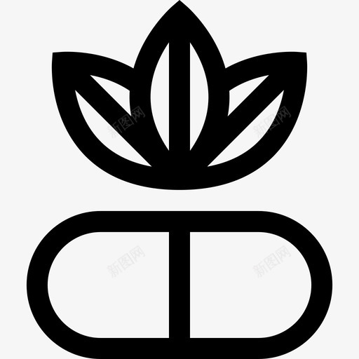 天然药物药物33线性svg_新图网 https://ixintu.com 天然药物 药物 线性