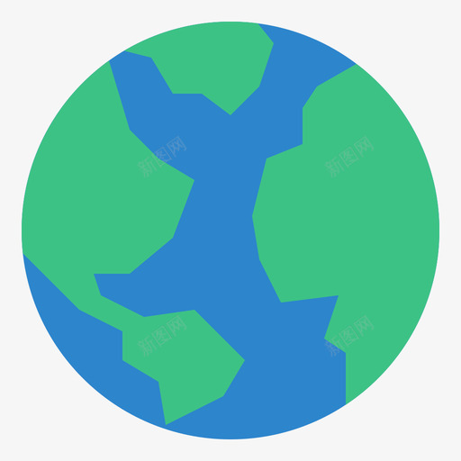 世界地图旅行318平坦svg_新图网 https://ixintu.com 世界地图 旅行 平坦