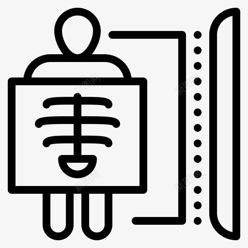 X光医学235轮廓svg_新图网 https://ixintu.com 医学 轮廓