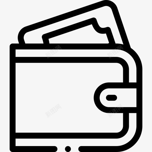 钱包商务444直系svg_新图网 https://ixintu.com 钱包 商务 直系