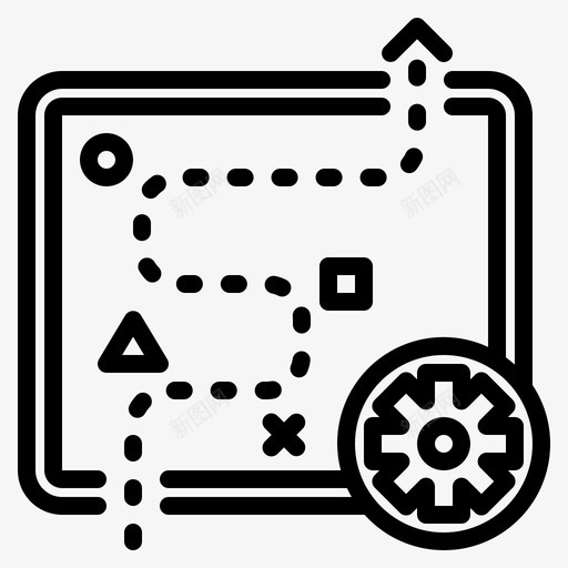 Startegy在线营销37线性svg_新图网 https://ixintu.com Startegy 在线 营销 线性