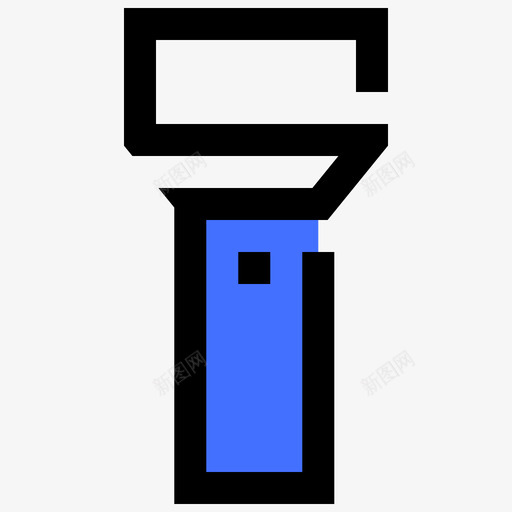 灯作业机具15蓝色svg_新图网 https://ixintu.com 作业 机具 蓝色