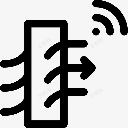 空气净化器智能家居23线性svg_新图网 https://ixintu.com 空气 空气净化 净化器 智能家居 线性