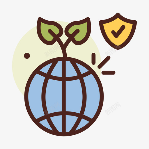 地球仪绿色1线性颜色svg_新图网 https://ixintu.com 地球仪 绿色 线性 颜色