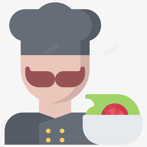 主厨饮食5平淡svg_新图网 https://ixintu.com 主厨 饮食 平淡