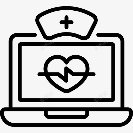 医疗保健计算机功能线性svg_新图网 https://ixintu.com 医疗保健 计算机 功能 线性