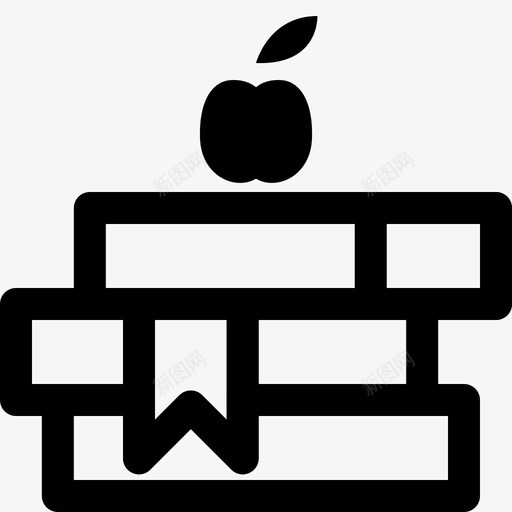 学习苹果书籍svg_新图网 https://ixintu.com 学习 苹果 书籍 格拉 达克