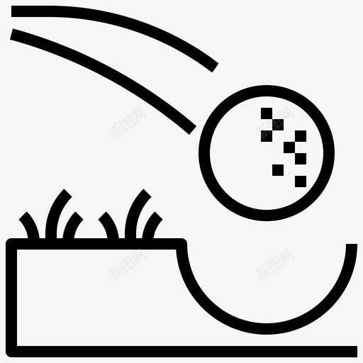 一杆洞球小鸟svg_新图网 https://ixintu.com 一杆 高尔夫 小鸟 休闲 运动 比赛 大纲