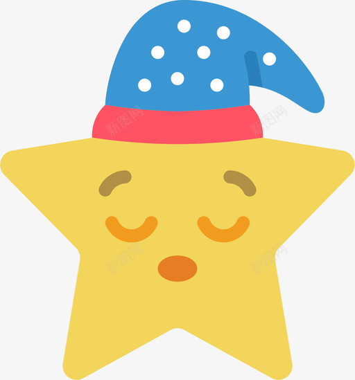 星星昏昏欲睡平淡svg_新图网 https://ixintu.com 星星 昏昏欲睡 平淡