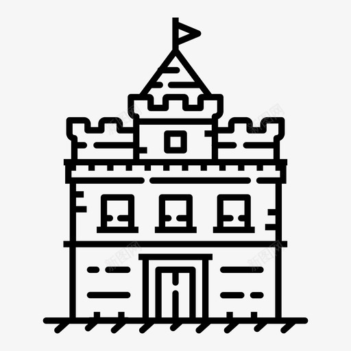 房屋建筑城市svg_新图网 https://ixintu.com 建筑 城市 历史 房屋 城镇 市中心