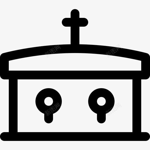 棺材葬礼37直系svg_新图网 https://ixintu.com 棺材 葬礼 直系