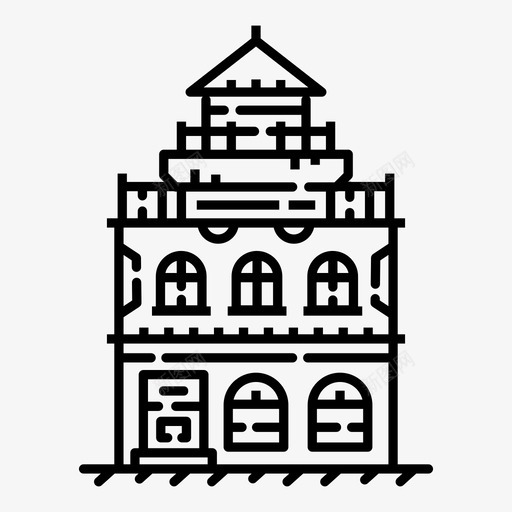 房屋建筑城市svg_新图网 https://ixintu.com 城市 建筑 房屋 景观 城镇 历史 市中心