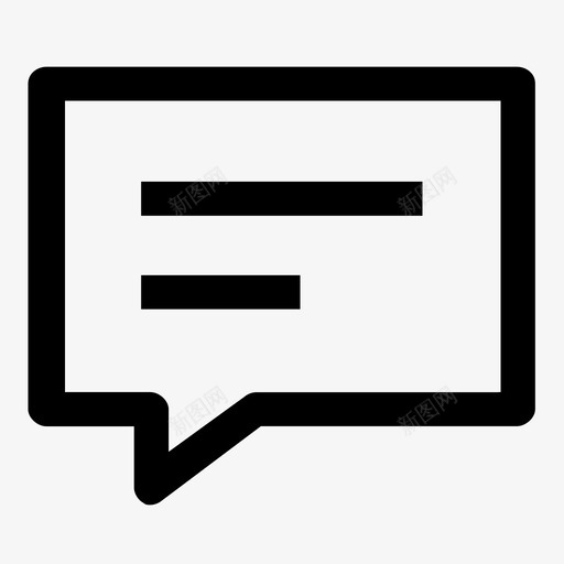 评论—剪影svg_新图网 https://ixintu.com 评论—剪影