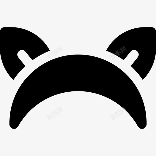头巾派对和庆祝36填充svg_新图网 https://ixintu.com 头巾 派对 庆祝 填充