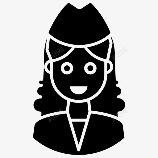 年轻女孩化身女性女士svg_新图网 https://ixintu.com 化身 年轻 女孩 女性 女士 职业 职业化 字形 矢量 矢量图 图标