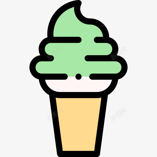 冰淇淋instagramhighlightsstoriesfood1线性颜色svg_新图网 https://ixintu.com 冰淇淋 instagram highlights stories food 线性 颜色