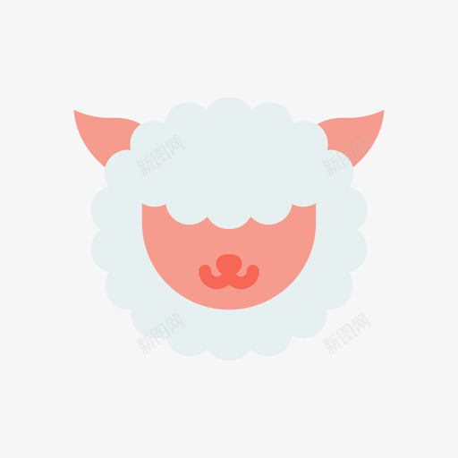 羊羔肉屠夫37扁平svg_新图网 https://ixintu.com 羊羔 屠夫 扁平