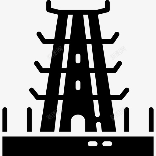 宝塔越南1填充svg_新图网 https://ixintu.com 宝塔 越南 填充