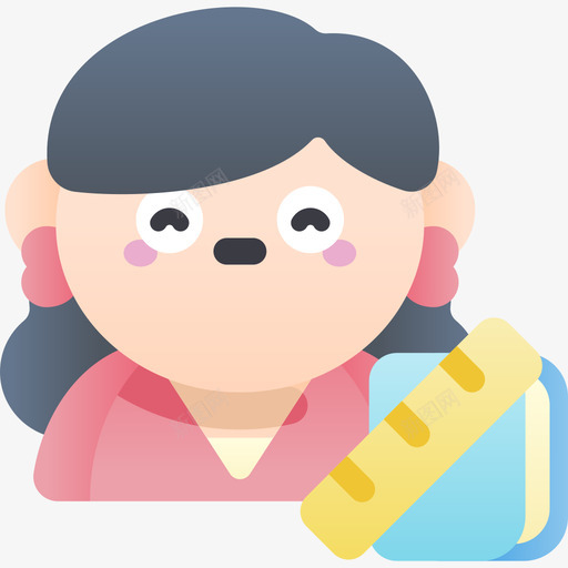 老师冠状病毒化身扁平svg_新图网 https://ixintu.com 老师 冠状 病毒 化身 扁平
