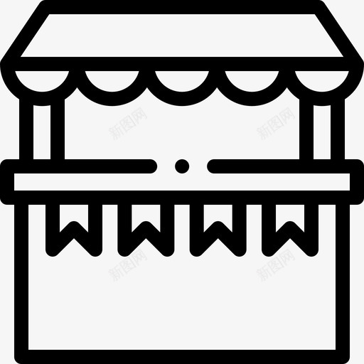 食品摊Junineparty19直系svg_新图网 https://ixintu.com 食品 Junine party 直系
