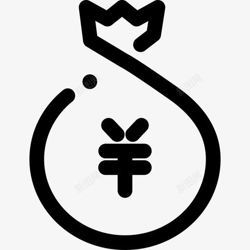 moneybagsvg_新图网 https://ixintu.com moneybag 线性 扁平 圆润