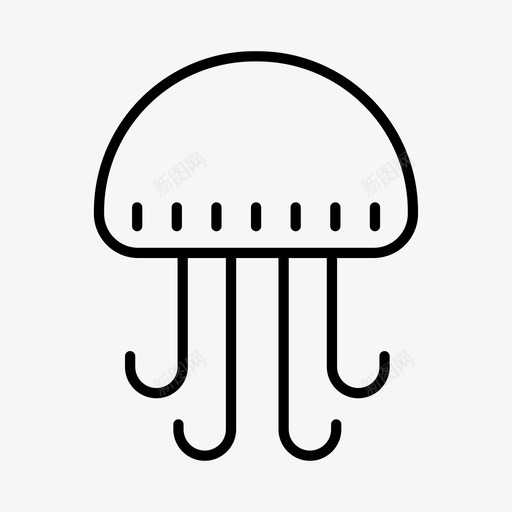 水母海滩航海svg_新图网 https://ixintu.com 水母 海滩 航海 潜水 海上 水上运动