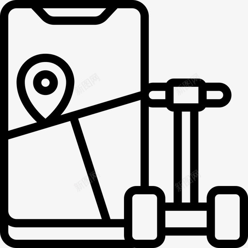 赛格威旅行应用程序32线性svg_新图网 https://ixintu.com 赛格 旅行 应用程序 线性