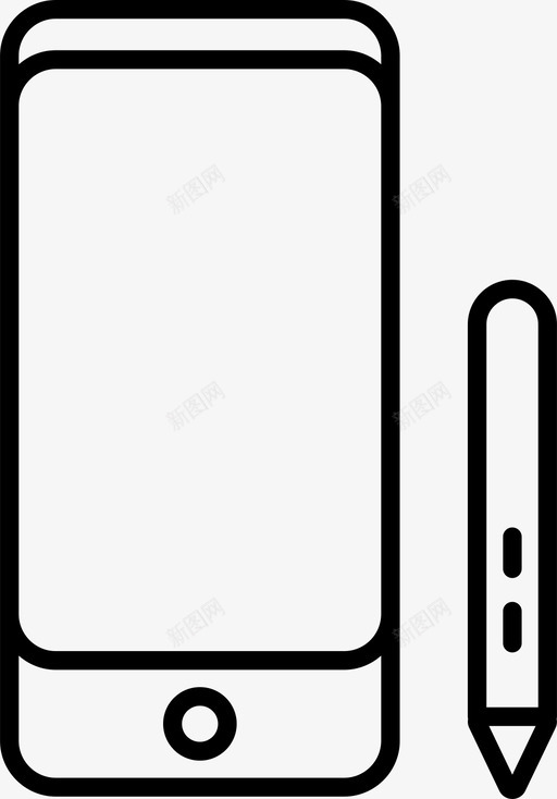 带笔移动设备小工具smarphonesvg_新图网 https://ixintu.com 带笔 移动 设备 小工 工具 smarphone 绘图 选项