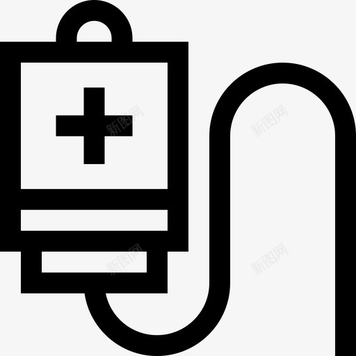 血袋世界癌症意识日25线性svg_新图网 https://ixintu.com 血袋 世界 癌症 意识 线性