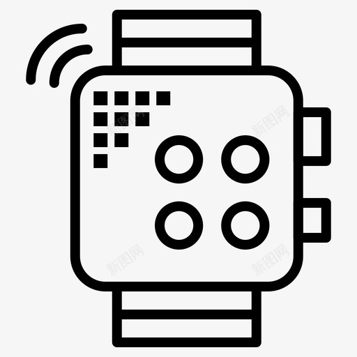 智能手智能手表svg_新图网 https://ixintu.com 智能 手表 触摸 运动 游戏