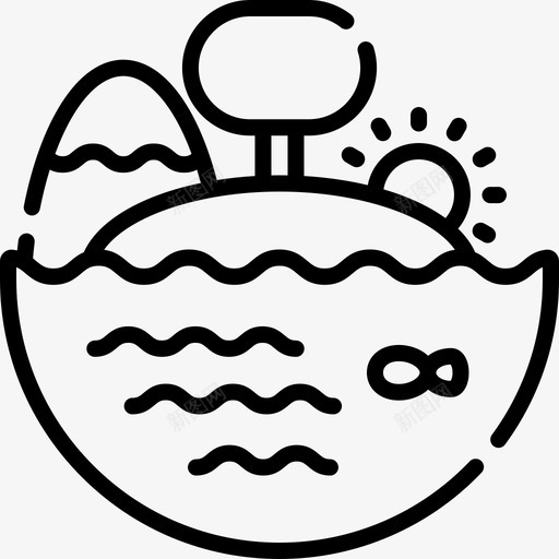 生态学地球母亲日20线性svg_新图网 https://ixintu.com 生态学 地球 母亲 亲日 线性