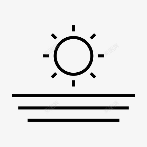 阳光明亮有光泽svg_新图网 https://ixintu.com 明亮 阳光 有光泽 夏天 自然 2轮廓