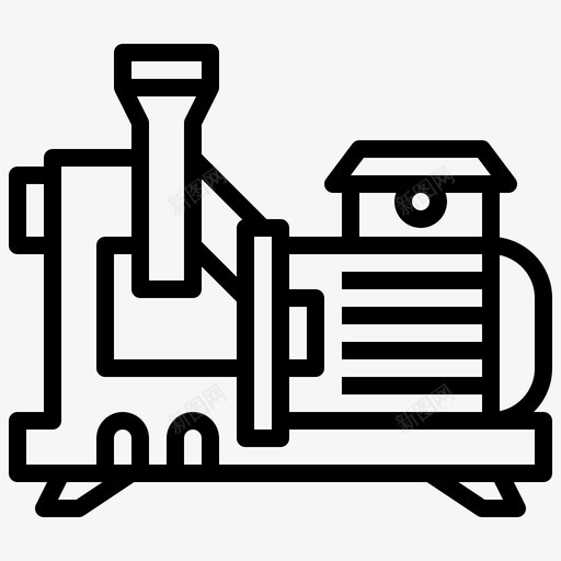 泵制造40线性svg_新图网 https://ixintu.com 制造 线性