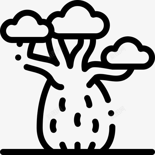 Baobab澳大利亚26线性svg_新图网 https://ixintu.com Baobab 澳大利亚 线性