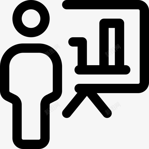 图形演示办公演示5线性svg_新图网 https://ixintu.com 演示 图形 办公 线性