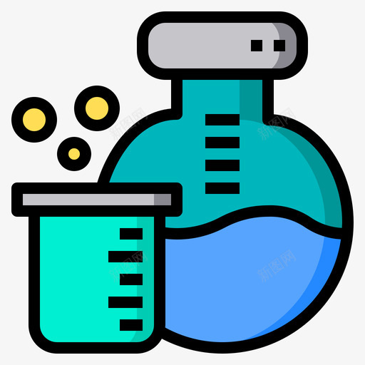 化学反应生物化学31线性颜色svg_新图网 https://ixintu.com 化学反应 生物化学 线性 颜色
