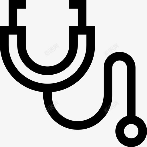 听诊器世界癌症意识日25线性svg_新图网 https://ixintu.com 听诊器 世界 癌症 意识 线性