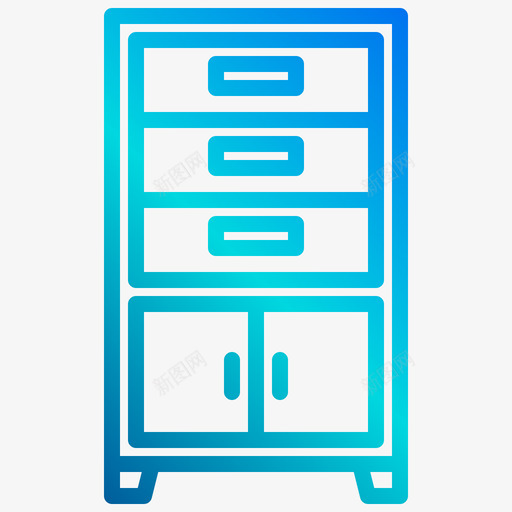 壁橱家具和装饰3线性坡度svg_新图网 https://ixintu.com 壁橱 家具 装饰 线性 坡度