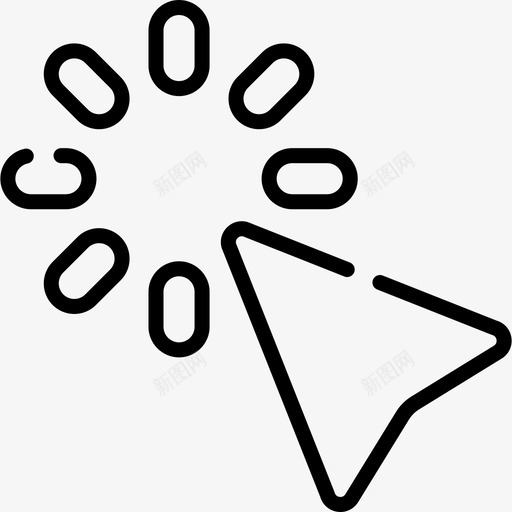 单击选择和光标35线性svg_新图网 https://ixintu.com 单击 选择 光标 线性