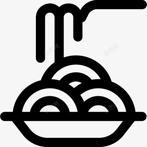 意大利面食意大利食品5直系svg_新图网 https://ixintu.com 意大利 面食 食品 直系