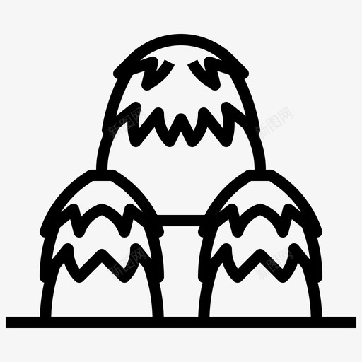 干草堆农业80线性svg_新图网 https://ixintu.com 干草堆 农业 线性